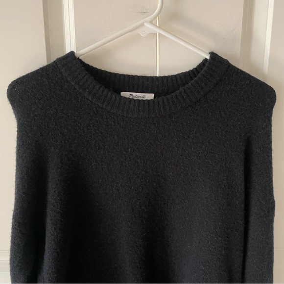 Madewell Payton Wool Alpaca Balloon Sleeves Black Sweater Size XS - Picture 5 of 10